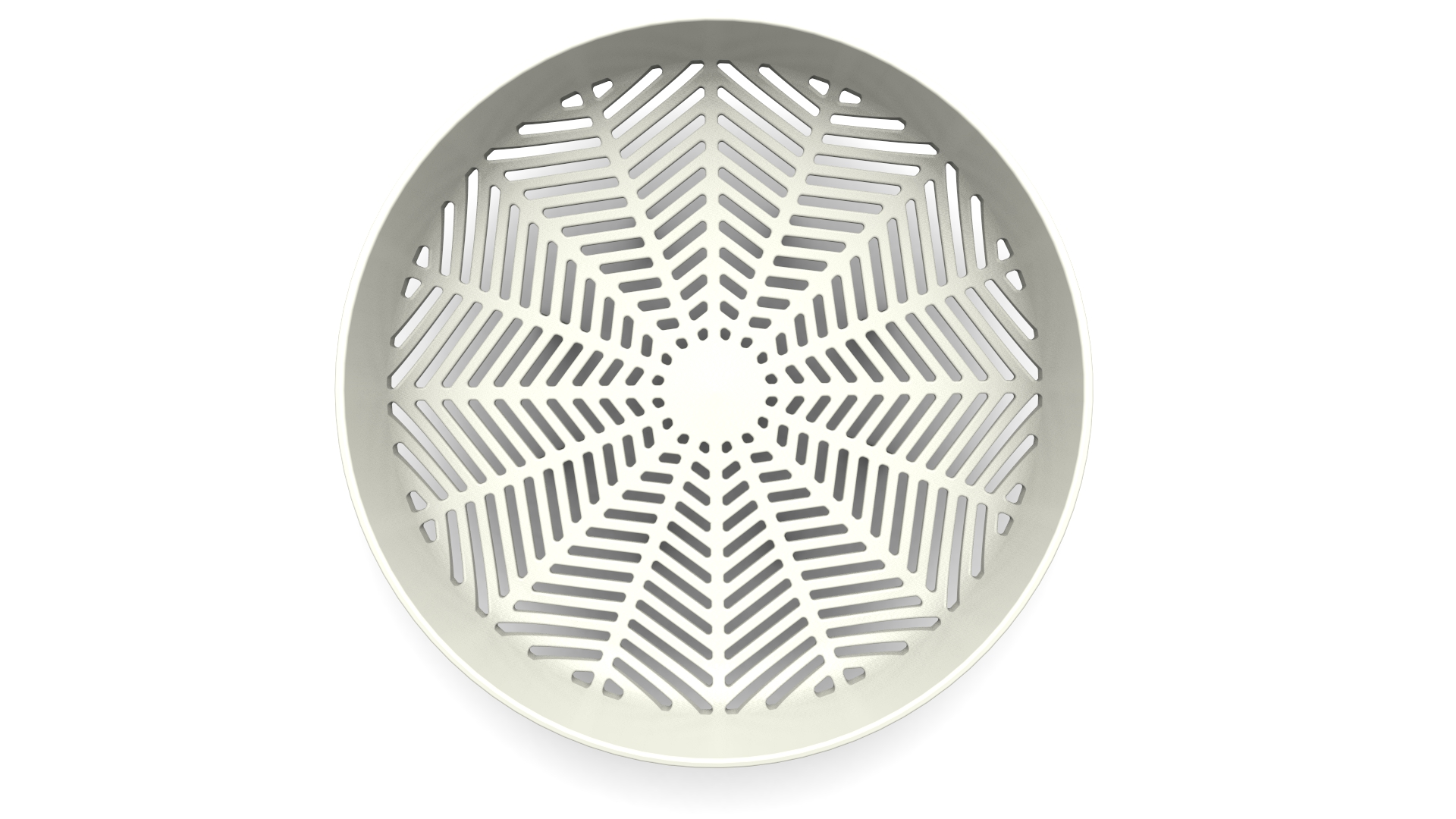 Top view of a patterned defroster surface