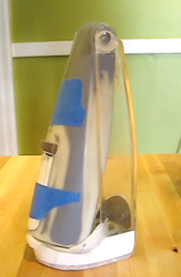 Tall inherited garlic slicer prototype