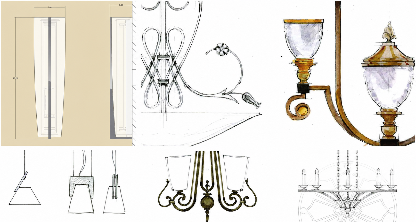 Lighting development grid